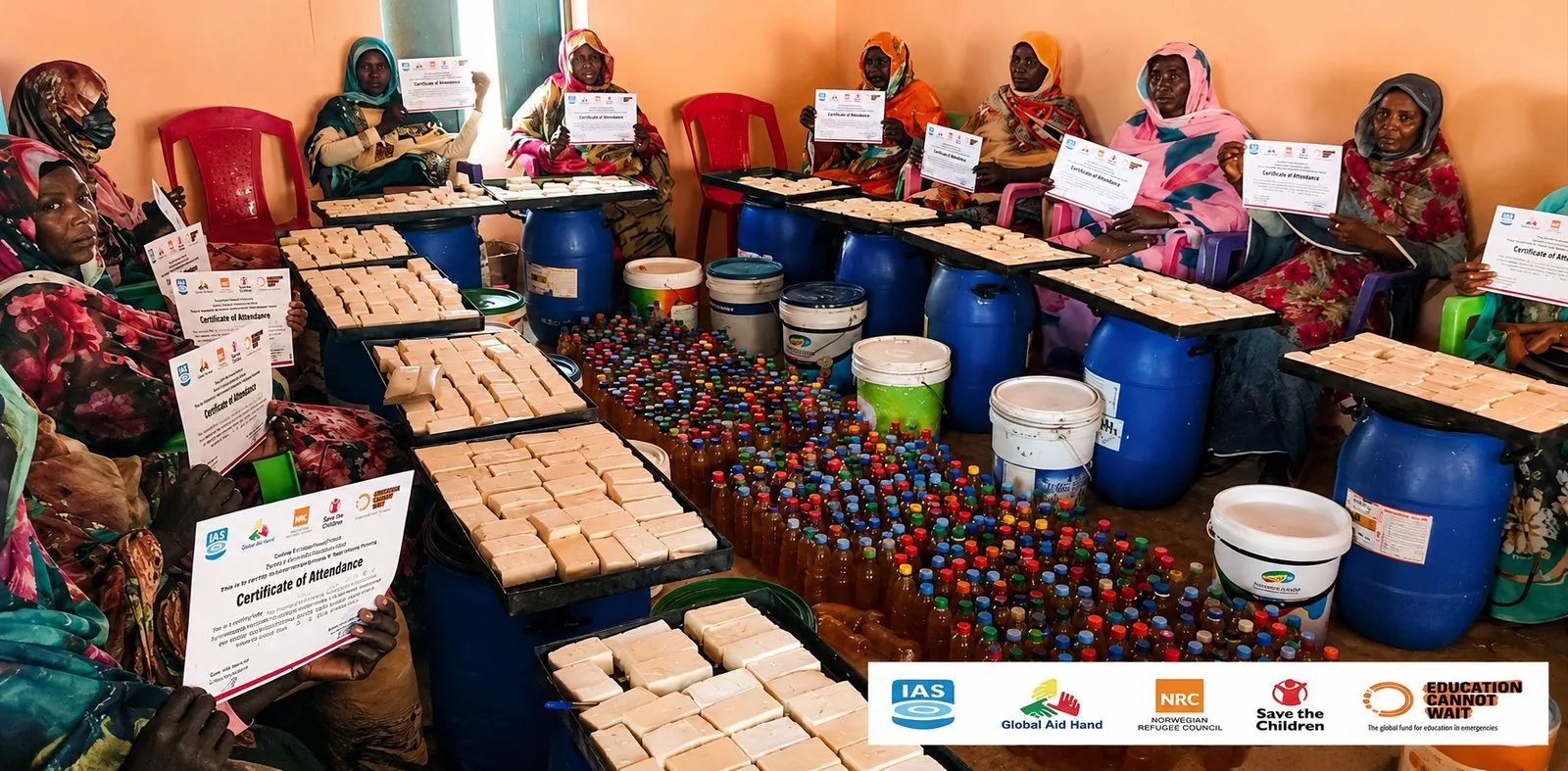 Women-led livelihood program — soap production and certification