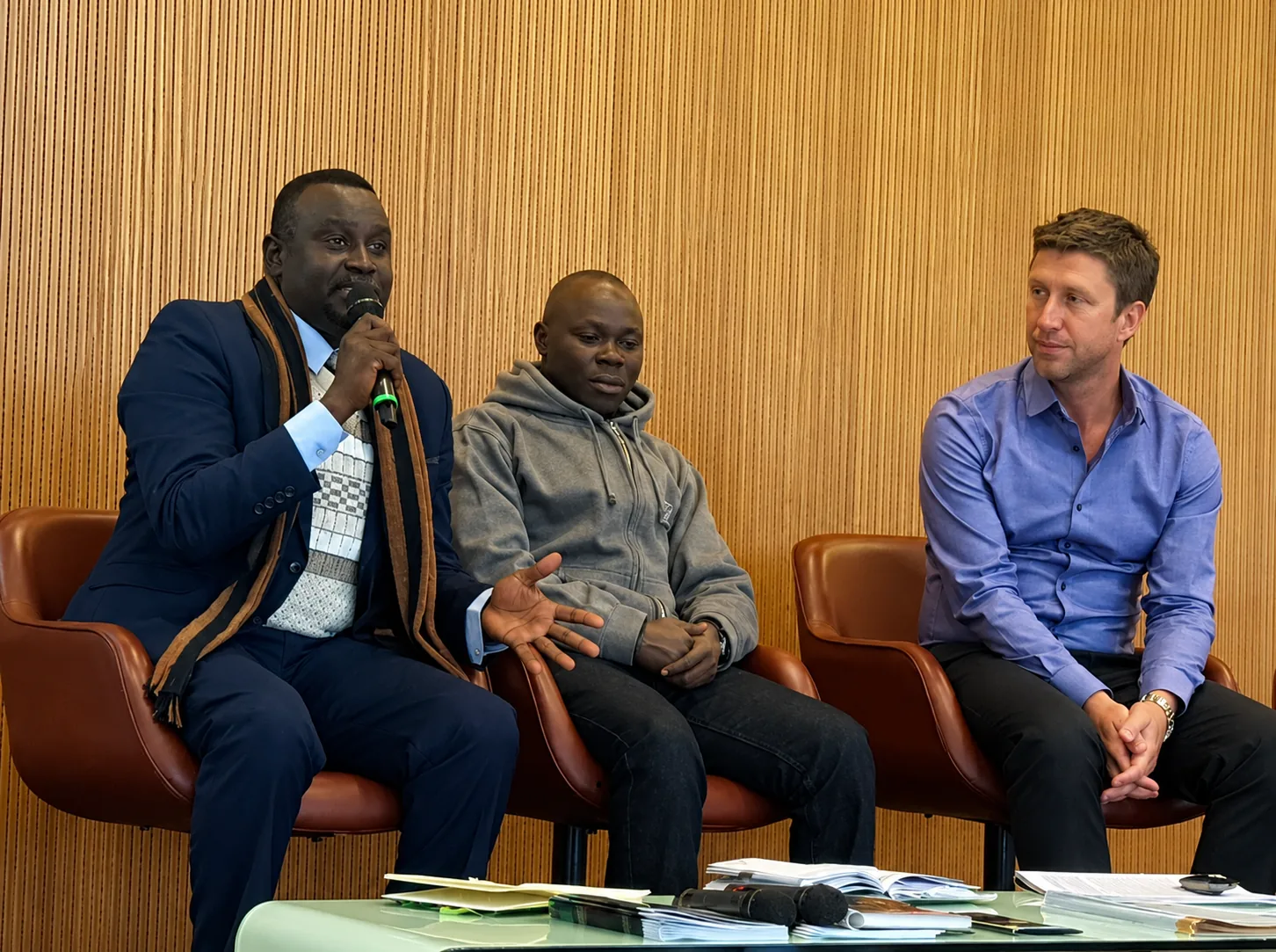 Ismael Hagana in institutional panel dialogue